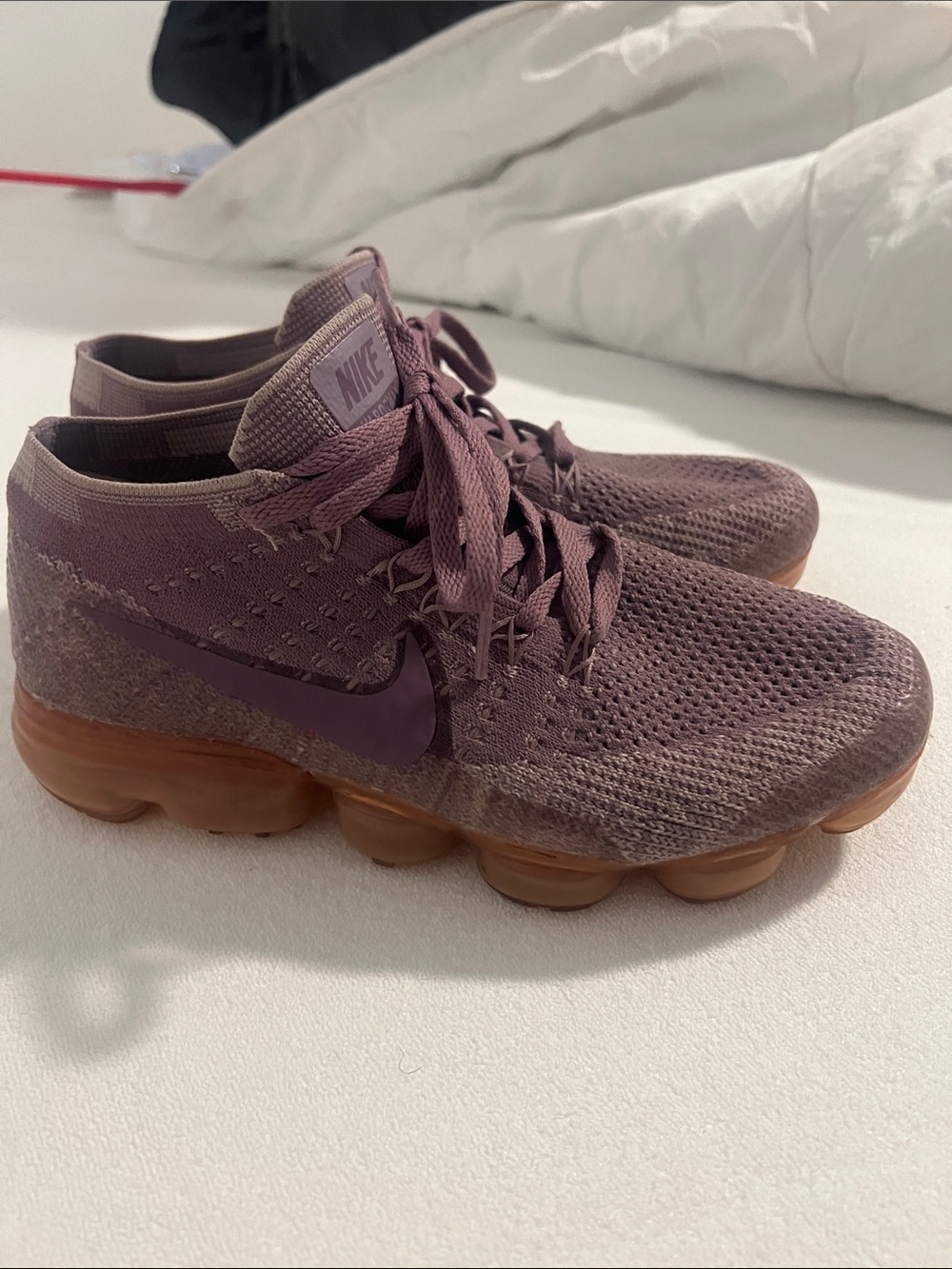 Nike Women’s Mauve/Purple VaporMax Knit Sneakers